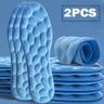 1 Pair 4d Massage Insoles, Memory Foam Insoles For Shoes Sole Breathable Cushion Sports Running Insoles For Feet Insoles