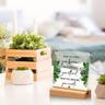 1pc Small Sign Desk Positive Sign Desk Acrylic Decoration Inspiration Gift For Female Friends Prepare Gifts For Colleagues