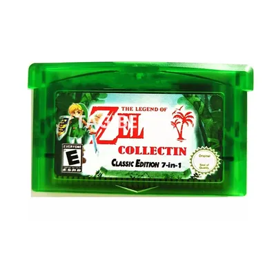 Zeld 7 in 1 Compilation Video Game Cartridge 32 Bit Console Memory Card for GBA 3DS English