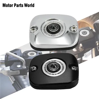 Motorcycle Brake Master Front Cylinder Cover For Harley Softail Fat Boy Slim Touring Road King