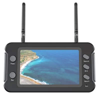 5.8G FPV Monitor with DVR 40CH 4.3 Inch LCD Display 16:9 NTSC/PAL Auto Search Video Recording RC FPV
