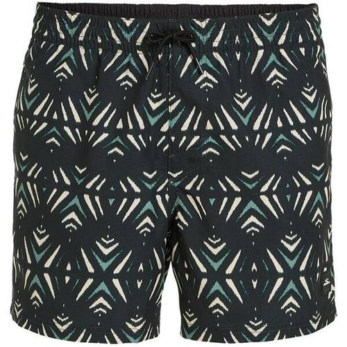 O'NEILL Badehose MIX & MATCH CALI PRINT 15'' SWIM SHORTS, Größe XL in Schwarz