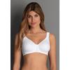 Bügel-BH ROSA FAIA "Twin", Damen, Gr. 90, Cup G, weiß, Stoff, Obermaterial: 70% Polyamid, 30% Elasthan, clean, leicht glänzend, unifarben, casual, normal, BHs, T-Shirt BH mit Bügel, seidenweiche doppellagige Microfaser