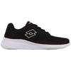 Sneaker LOTTO, Gr. 50, schwarz-weiß (schwarz, weiß), Synthetik, Kunstfaser, unifarben, sportlich, Schuhe, - besonders leicht & bequem