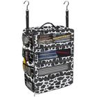 Olosar Suitcase Organizer, Travel Luggage Organizer Portable Hanging Travel Shelves Collapsible Hanging Packing Cubes for Carry on Suitcase, Cow Pattern-M, M, Modern
