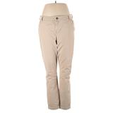 Old Navy Khaki Pant: Tan Solid Bottoms - Women's Size 14 Tall