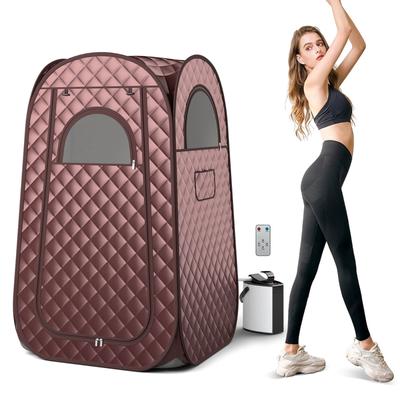Gymax Portable Home Sauna Full Body Steam Sauna Tent w/ 3L Steam