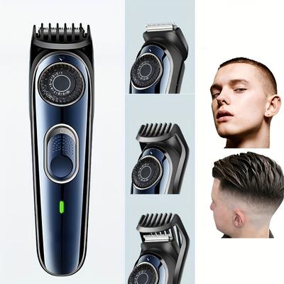 Professional Hair Clippers Hair Trimmer Kit For Men Cordless Barber Fade Clipper Hair Cutting Kit, Beard T Outliner Trimmers Haircut Grooming Kit, Holiday Gift