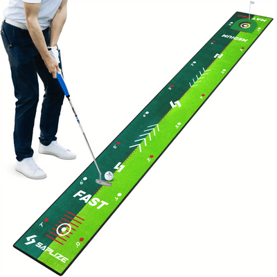 TEMU Two-speed Golf Putting Practice Mat, Anti-slip Backing Golf Putting Green For Indoor/outdoor