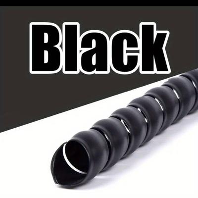TEMU 1pc 2 Meters 8mm/0.315inch Line Pipe Protection, Flexible Spiral Wrap Line Organizer, Cable Wire Protector, Cable Sleeve Cover Tube Image