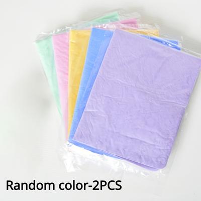 TEMU 2pcs Chamois Cloth For Car Super Absorbent Car Shammy Towel Office Pool Car Wash Drying Cleaning Tools Cloth Image
