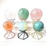 1pc Geometry Sphere Base Stand Ornaments For Placing All Kinds Of Sphere, Metal Sphere Bases, Sphere Display Stand, Office Home Decor, Creative Gifts