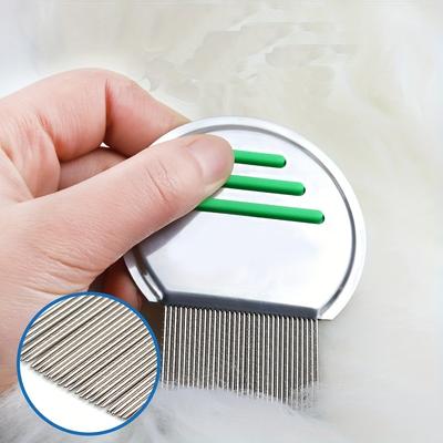 Lice Comb - (pack Of 2) Stainless Steel Professional Lice Combs And Head Lice Treatment To Effectively Get Rid Of Hair Lice And Nits Suitable For Human & Pet