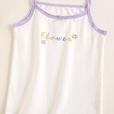 Girl's Cotton Camisole, Cute Cartoon Pattern Comfy...