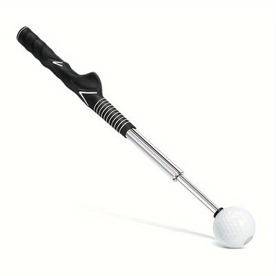 TEMU 1pc Golf Swing Trainer, Stretchable Swing Training Sound- Swing Rod Aids , Lightweight, Durable Golf Swing Mas With Ergonomic Grip