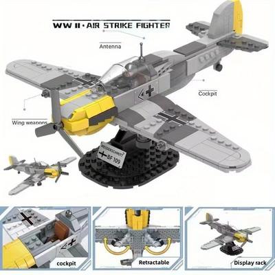 Build Your Own Bf-109 Fighter Plane Model - The Perfect Gift For Boys!