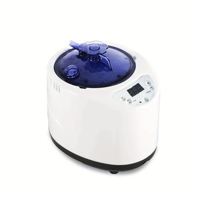 1pc, Sauna Steamer 2.2/2.5liters, Portable Steam Generator With Remote Control, Stainless Steel Pot, Spa Machine With Timer Display For Body Detox (us Plug)