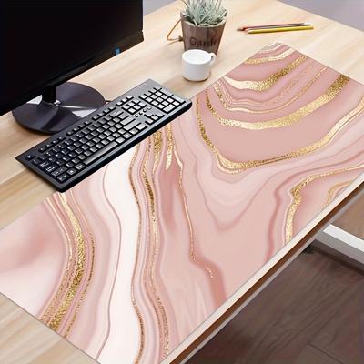 Stylish Marble Patterned Desk Mat Desk Pad Large Gaming Mouse Pad E-sports Office Keyboard Pad Computer Mouse Non-slip Computer Mat Gift For Halloween/thanksgiving/christmas/boyfriend/girlfriend