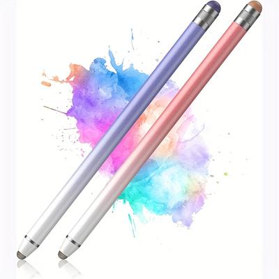 TEMU 2pcs Stylus Pens For Touch Screens, 2 In 1 Universal Stylus Pen For Ipad Compatible With All Touch Screen Devices