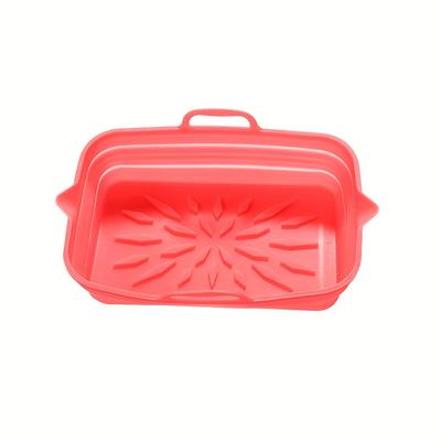 Air Fryer Silicone Baking Tray, Foldable High-temp...