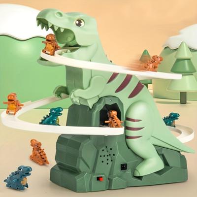 Dinosaurs Climbing Slide Light Up Music Stairs Toy...