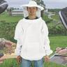 1 Pack, Beekeeping Clothing Beekeeping Jacket Breathable Beekeeping Jacket Half-body Beekeeping Suit Beekeeping Tools