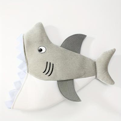 TEMU 1pc, Cute Shark Hat, Atmosphere Dress Up Headwear, Photo Booth Props, Adult Novelty Party Hat