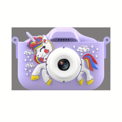 Christmas Gift Children's Digital Small Slr Camera Front And Rear Hd Double Shot Cartoon Mini Camera Can Take Pictures And Videos