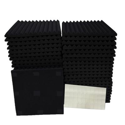 TEMU 50pcs Black 30cm X 30cm X 2.5cm Foam Studio Foam Sound Absorbing Wall Plate (50pcs Black) Musical InstrumentsÂ·Â·Â· Recording Sound Insulation Materials Eid Al-adha Mubarak