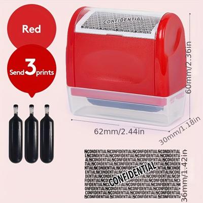 Identity Protection Roller Stamp 1 Identity Theft Protection Stamp Privacy Secret And Address Protection Stamp Portable Identity Theft Eliminator Protection Identityprotection Your Personal Documents