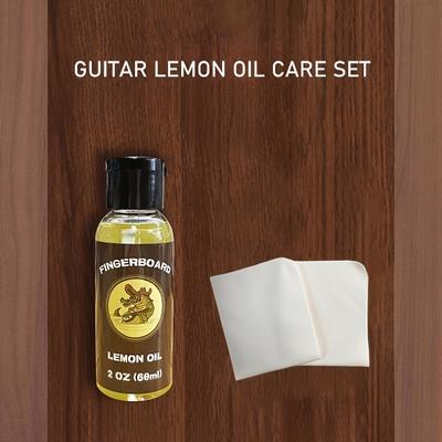 TEMU 60ml Guitar Lemon Oil Guitar Fingerboard Care Oil