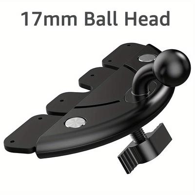 17mm Ball Head Car Cd Slot Phone Holder Base Universal Car Cd Slot Clip Mount For Mobile Cellphone Holder Car Gps Bracket