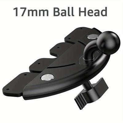 TEMU 17mm Ball Head Car Cd Slot Phone Holder Base Universal Car Cd Slot Clip Mount For Mobile Cellphone Holder Car Gps Bracket