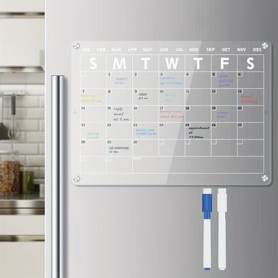 Acrylic Magnetic Dry Erase Board Calendar For Frid...