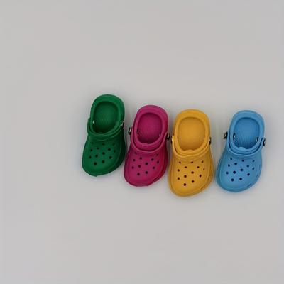 4pcs/2pcs Funny Mini Shoe-design Charms, Funny Charms For Shoe Decor, Diy Accessories For Women & Men