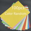 50pcs/100pcs Colorful A4 Paper 10 Colors Color Copy Paper Printing Paper Colorful Handmade Origami Paper