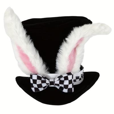 1pc, Easter Bunny Ear Hat, Velvet Bunny Ear Top Ha...