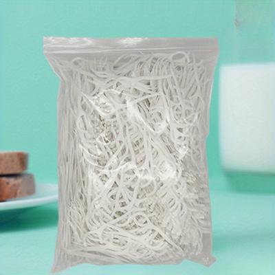 300pcs/500pcs/1000pcs Miaolin Polymer Dental Floss Stick For Oral Care, Disposable Toothpick, Family Economy Outfit