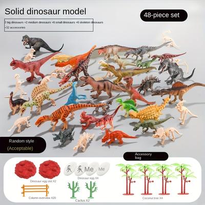 Dinosaur-themed Toy Set For Children. Dinosaur Bir...
