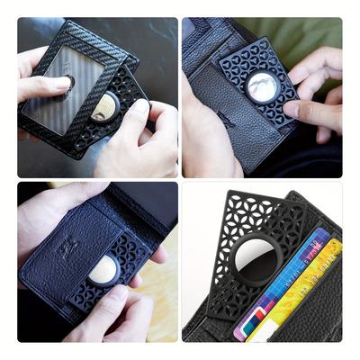 For Holder For Wallet Card Bag, Ultra-thin Credit Card Size Airtags Protective Case For Purses, Handbags, Wallets, Backpacks