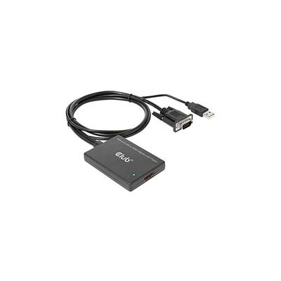 Club 3d - vga- und USB-Typ-A auf HDMI-Adapter mit Pigtail St./B. 0,6m 28AWG (CAC-1720)