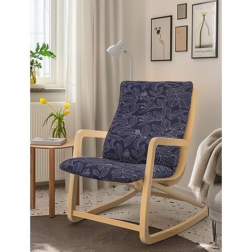 Stuhlkissenbezug 100% Baumwolle ohne Kissen Blumensteppbezüge Image