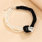 Pearl Necklace Imitation Pearl Women's Elegant Fashion Layered Wedding irregular Necklace For Wedding Party