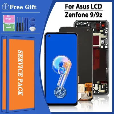 AMOLED For Asus Zenfone 9 LCD AI2202-1A006EU, AI2202, AI2202_B Display Touch Screen Digitizer