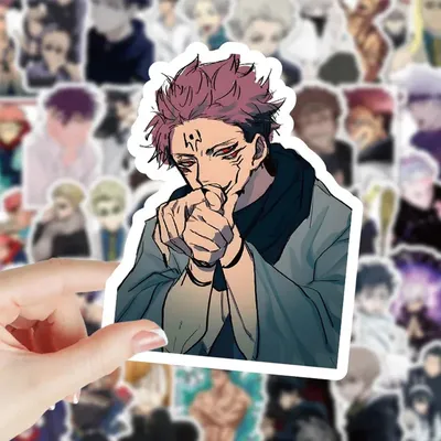 10/30/50/100pcs Japan Anime Jujutsu Kaisen Stickers for Laptop Skateboard Car Motorcycle Waterproof Cartoon Graffiti Sticker Toy