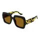 Gucci , Black Sunglasses, Stylish and Versatile ,Black female, Sizes: 50 MM