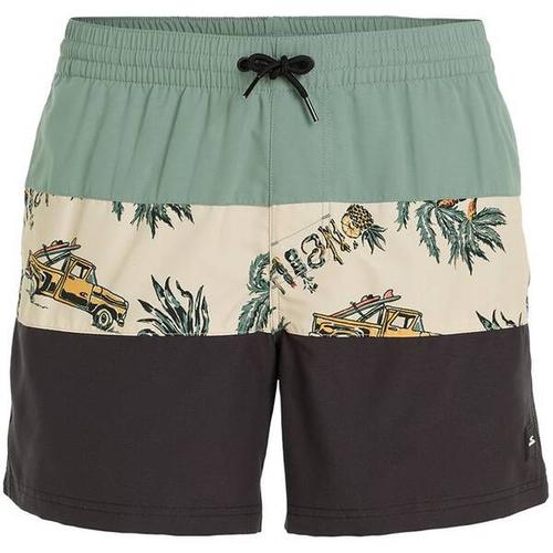 O'NEILL Badehose MIX & MATCH CALI BLOCK 15'' SWIM SHORTS, Größe S in Braun