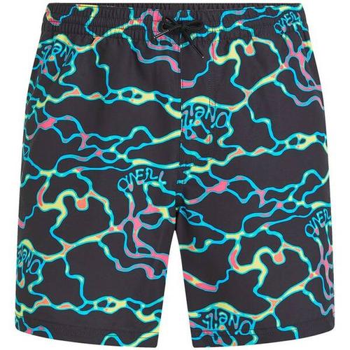 O'NEILL Badehose JACK CALI CRAZY 16'' SWIM SHORTS, Größe M in Schwarz