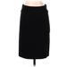 Ann Taylor Casual Skirt: Black Solid Bottoms - Women's Size 0