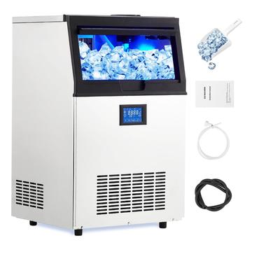 Commercial Ice Maker Produces 88 LBs/24 h, with The Ability to Produce 5x10 Pieces in 5-10 Minutes